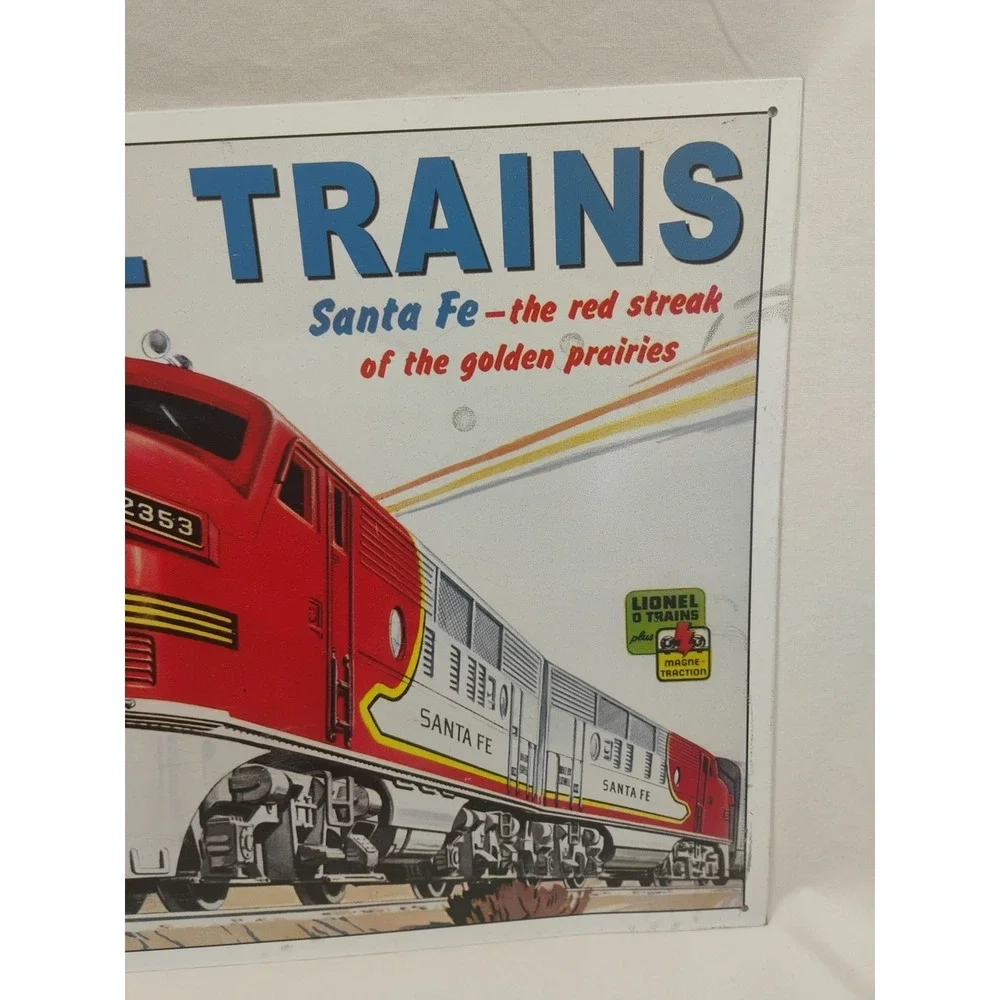 Lionel Trains Metal Wall Sign 